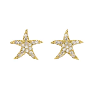 Brinco Estrela Cravejado Pequeno