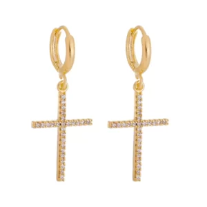 Brinco Cruz Cravejado