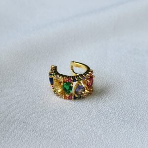 Piercing Fake Cravejado Colorido