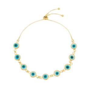 Pulseira Olho Grego Ajustável