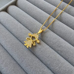 Colar Menina Cravejada