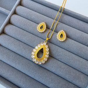 Conjunto Gota Com Zircônias